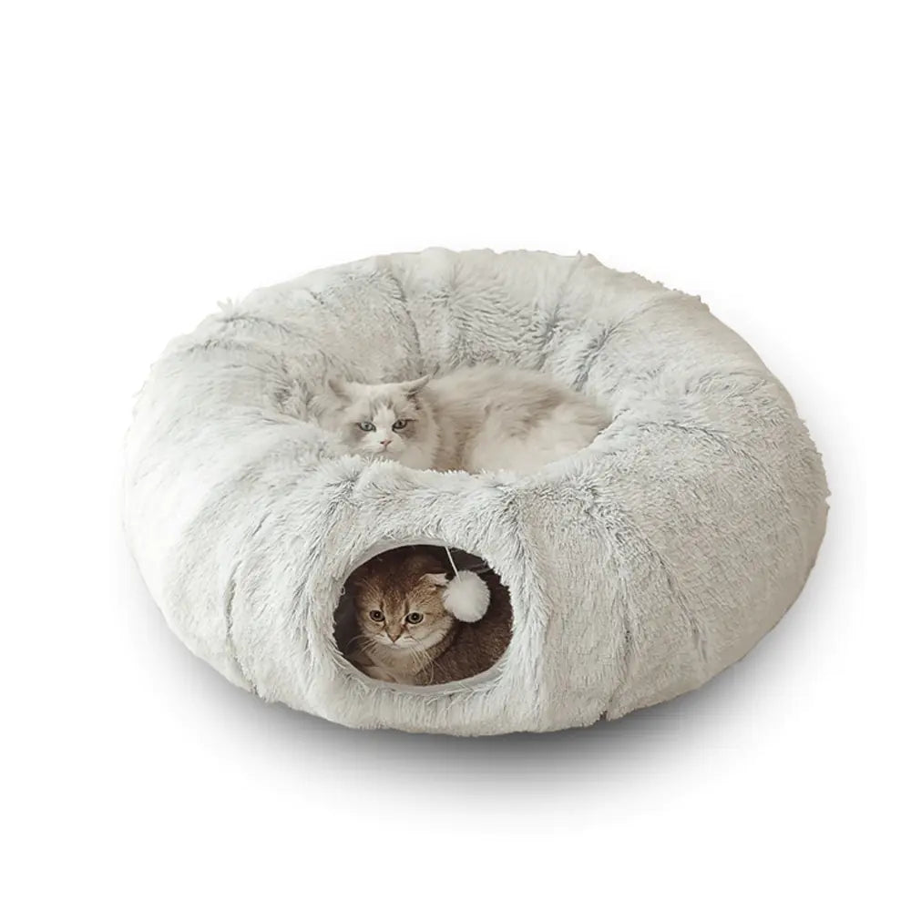 2 in 1 Round Tunnel Cat Beds